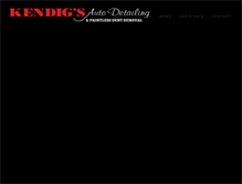Tablet Screenshot of kendigsautodetailing.com